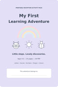 My First Learning Adventure - Reception Learning Pack