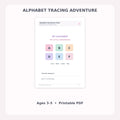 Alphabet Tracing Worksheets Ages 3–5 | My Little Adventures